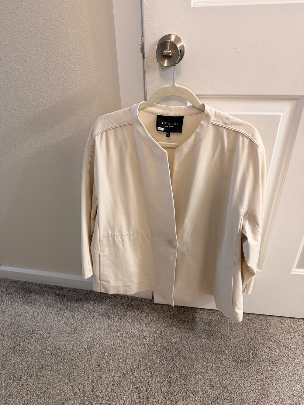 Lafayette 148 Cream Blazer/Jacket
